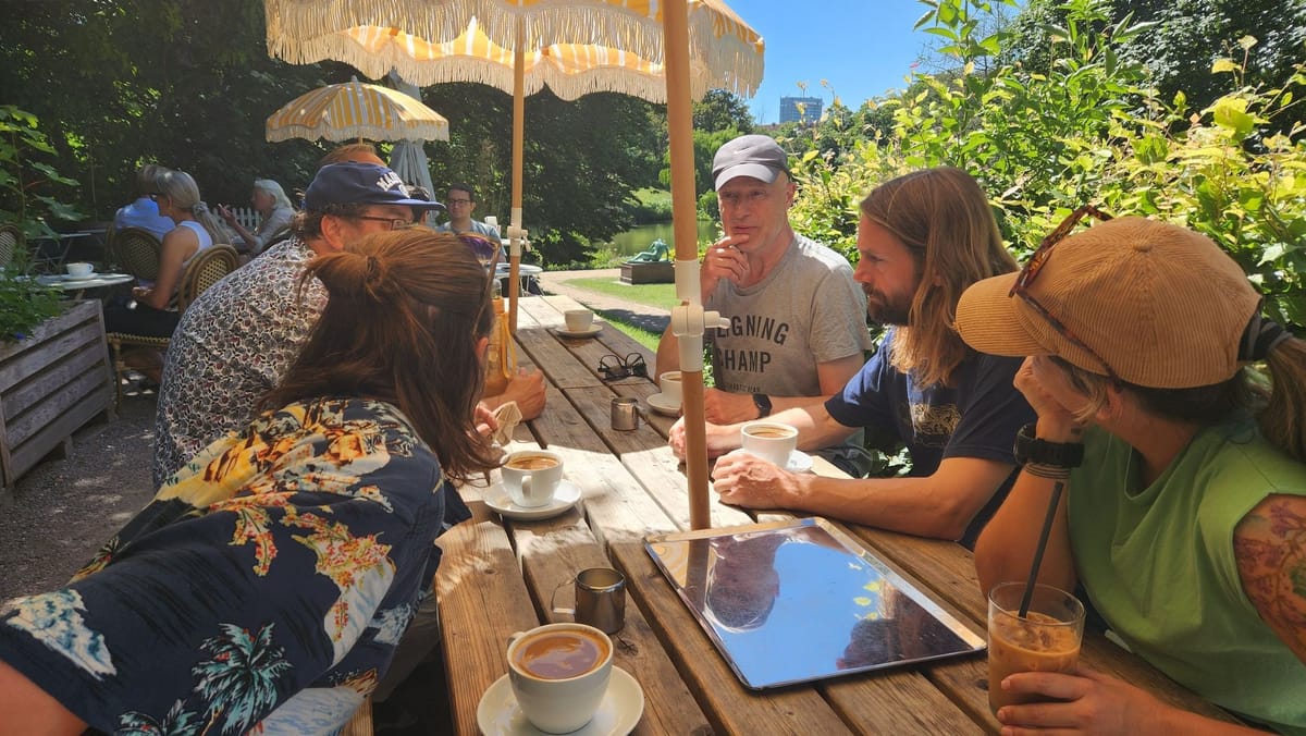 Coffee break in Ørstedsparken